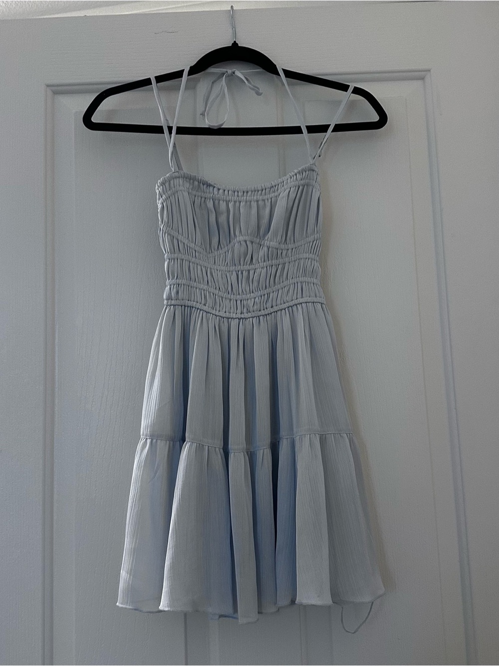 Oh Polly Light Blue Halter Sundress